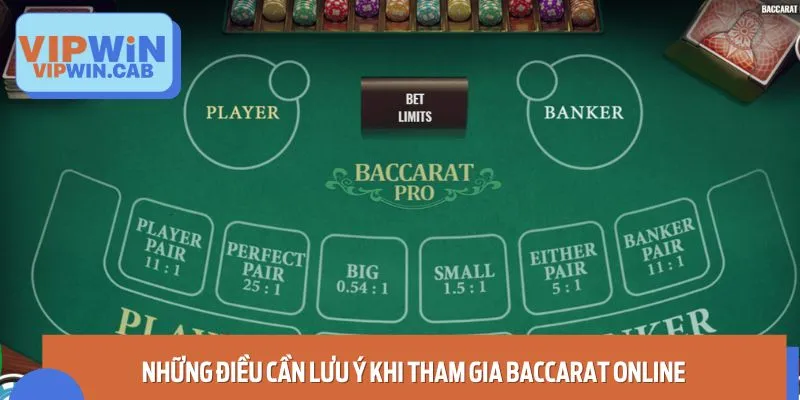 Những Điều Cần Lưu Ý Khi Tham Gia Baccarat online